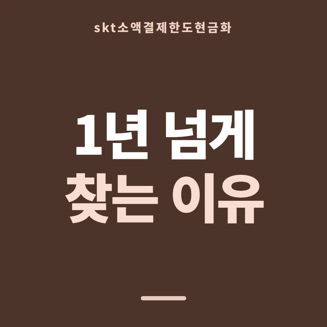 품티켓 SKT 소액결제 한도 무엇으로 정해지나 안내 이미지