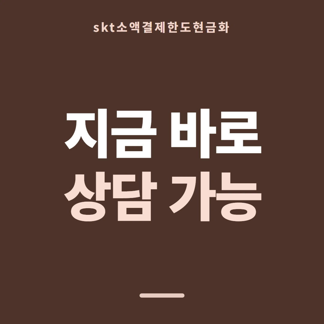 품티켓 SKT 소액결제 한도 남은 금액 찾기 안내 이미지